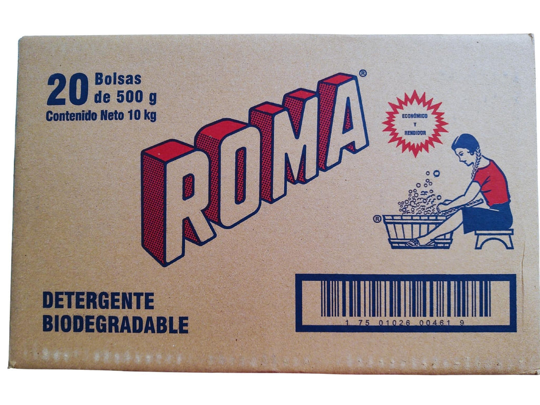 Detergente en Polvo Roma 20/500gr