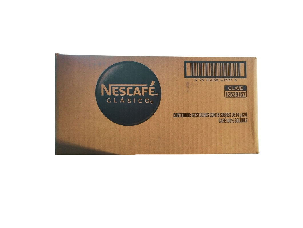 Cafe Soluble 6/16/14gr Nescafe Clasico