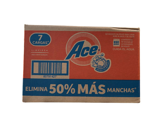 Detergente en Polvo Ace 36/250gr