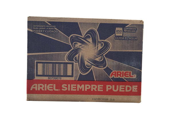 Detergente Ariel 10/850gr