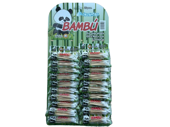 Cotonetes Suavetips Bambu 20pz