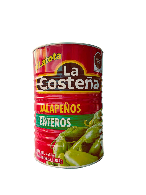 Chile Jalapeño Entero 3.65kg La Costeña