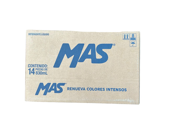 Detergente Liquido Mas Color 14/830ml