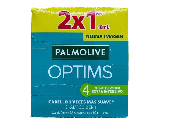 Shampoo Palmolive 2 en 1 24/10ml 2x1