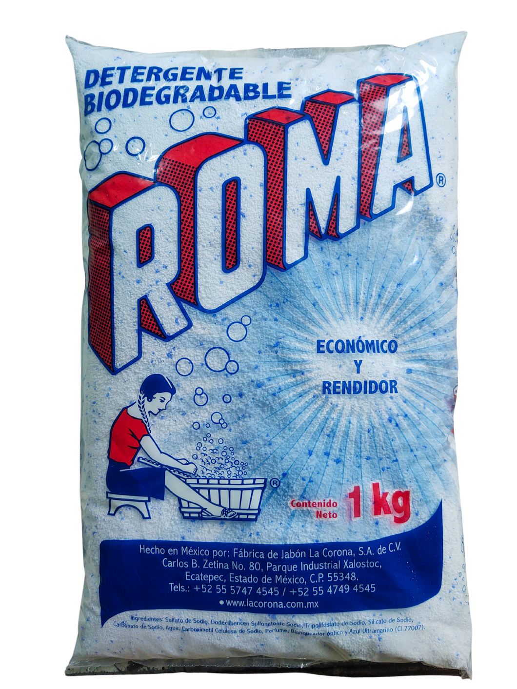 Detergente en Polvo Roma 1kg
