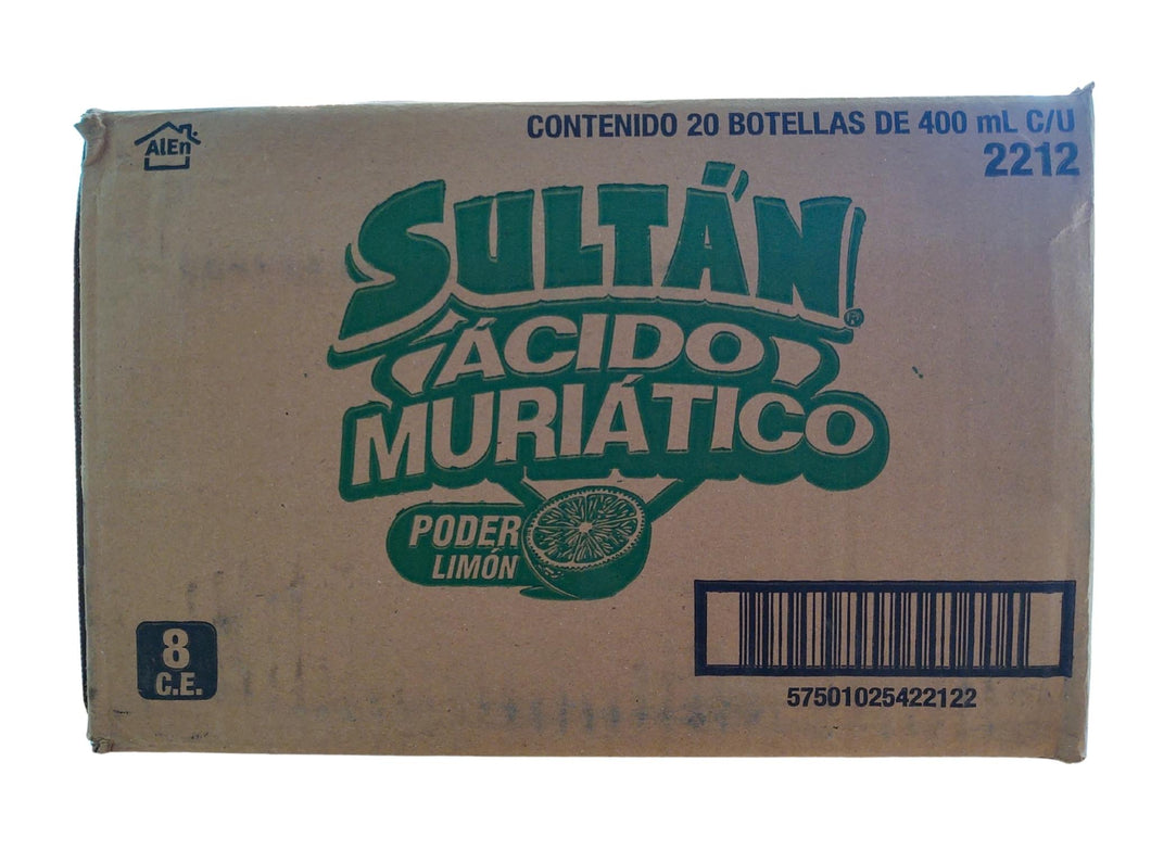 Acido Muriatico Sultan 20/400ml Limon