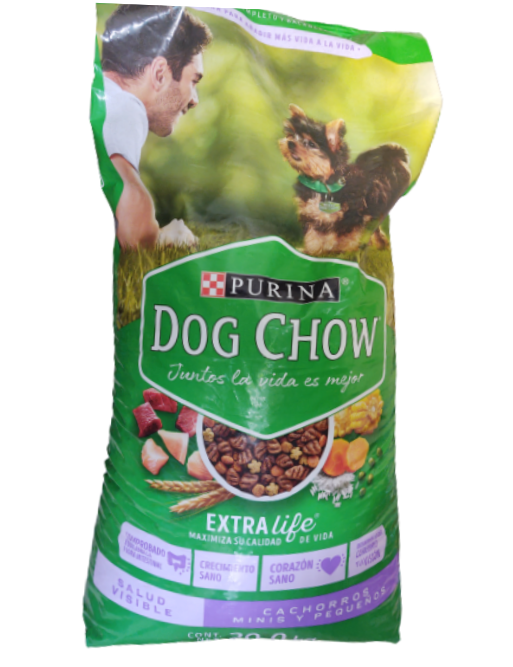Alimento solido para Perros 20kg Dog Chow Cachorro Raza Pequeña