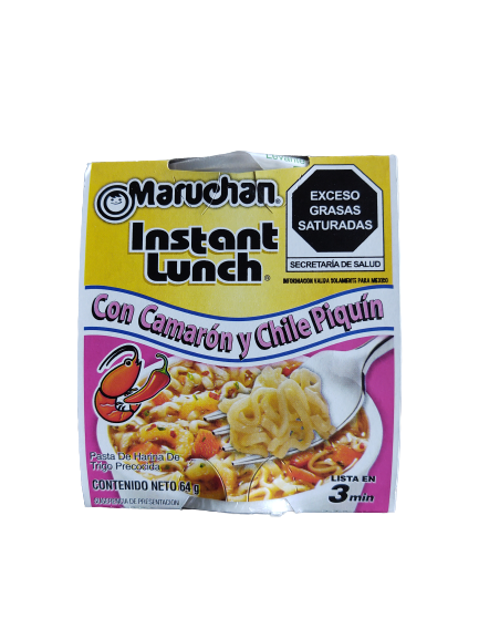 Sopa Instantanea Maruchan 12/64gr Camaron y Chile Piquin