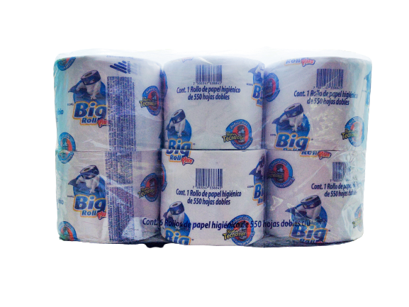 Papel Higienico Big Roll 6/550h