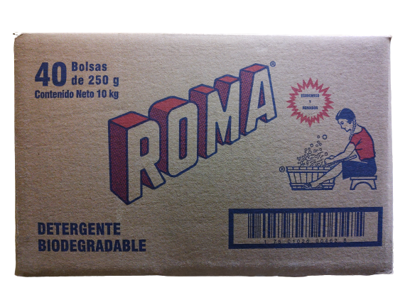 Detergente en Polvo Roma 40/250gr