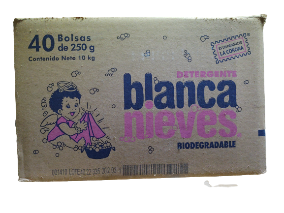 Detergente en Polvo Blanca Nieves 40/250gr