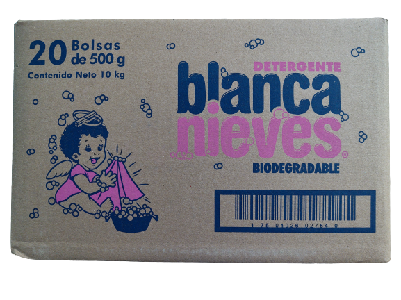 Detergente en Polvo 20/500gr Blanca Nieves