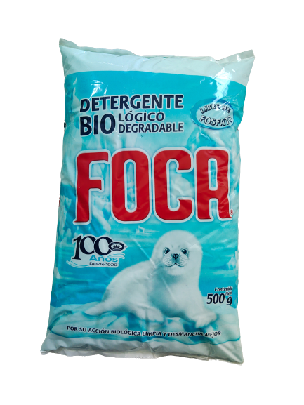 Detergente en Polvo 500gr Foca