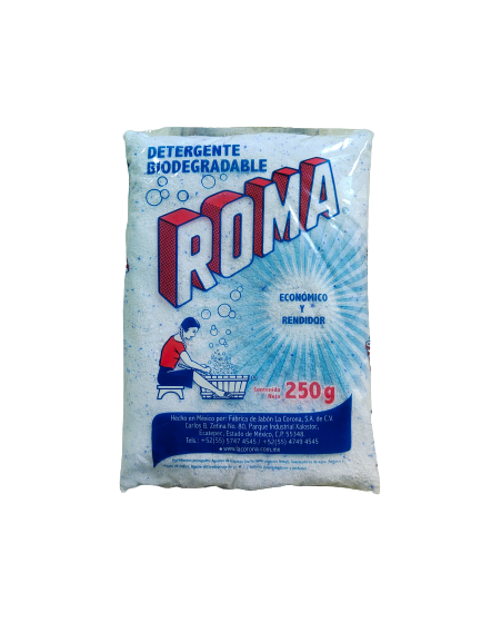 Detergente en Polvo 250gr Roma