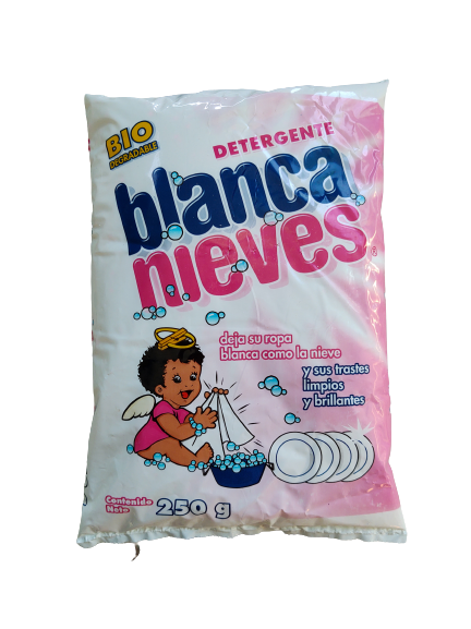 Detergente en Polvo 250gr Blanca nieves