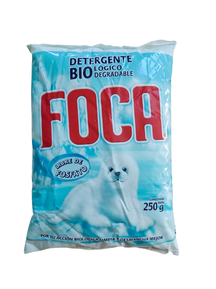 Detergente en Polvo 250gr Foca