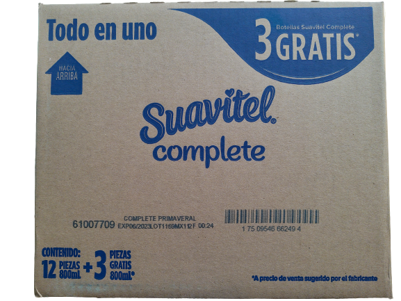 Suavisante de Telas Suavitel 12+3/800ml Complete Fresca Primavera