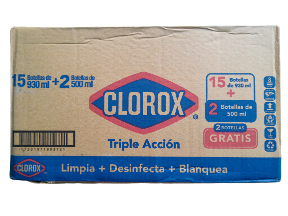 Blanqueador Clorox 15/930ml+2/500ml