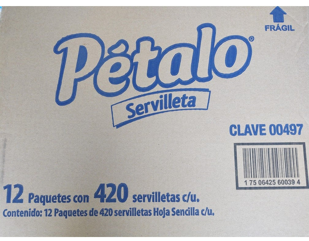 Servilleta Petalo 12/420pz
