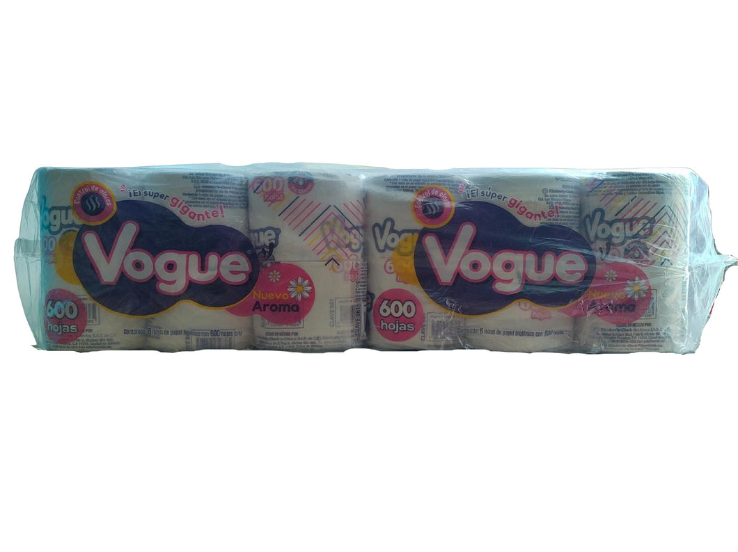 Papel Higienico Vogue 8/6/600h